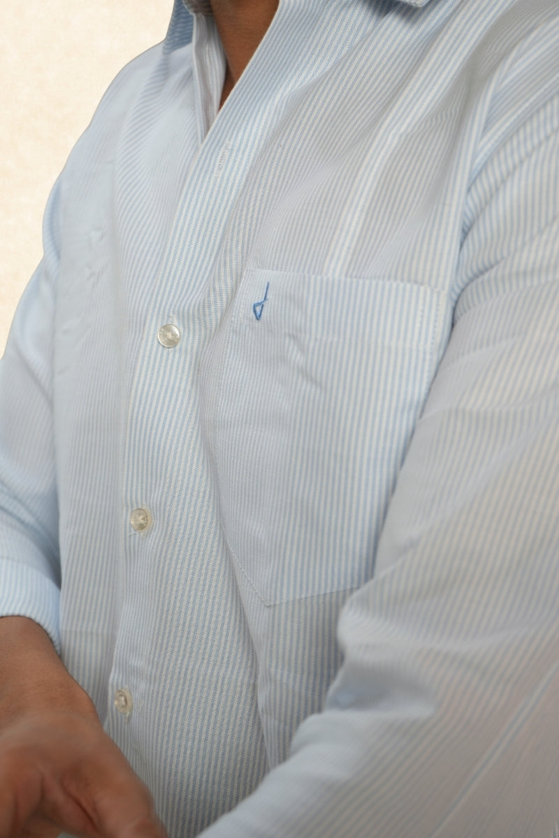 BLUE STRIPE SHIRT