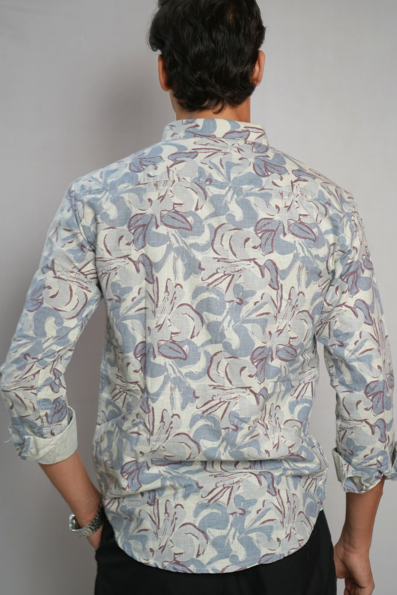 INDIGO TRACE SHIRT