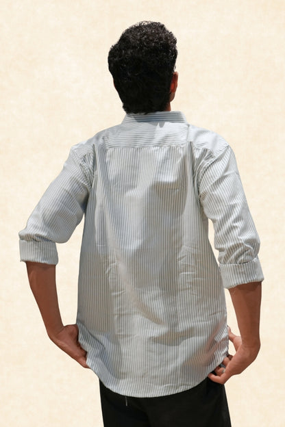 GREEN STRIPE SHIRT