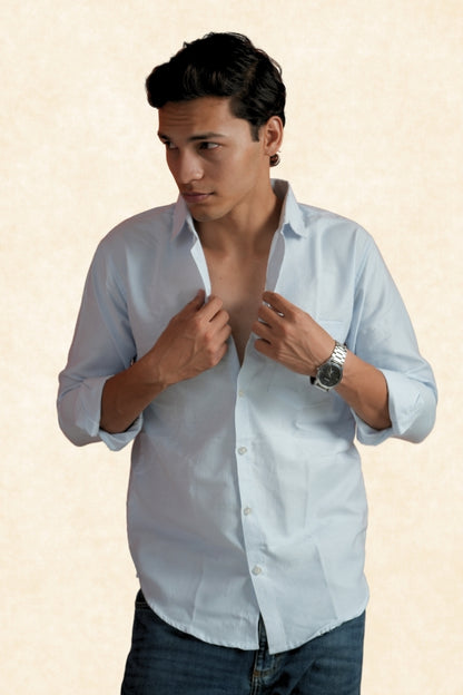 BLUE STRIPE SHIRT