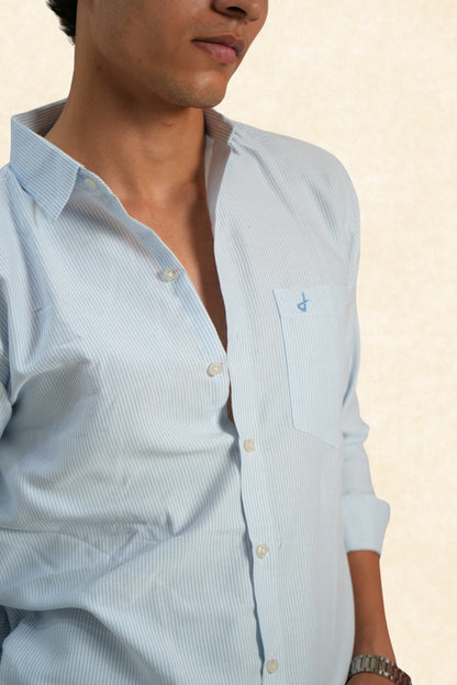 BLUE STRIPE SHIRT