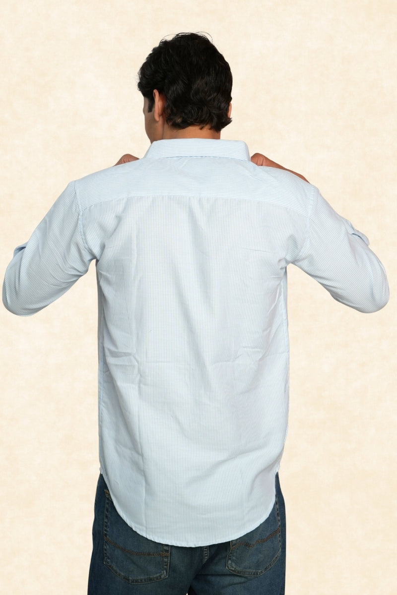 BLUE STRIPE SHIRT