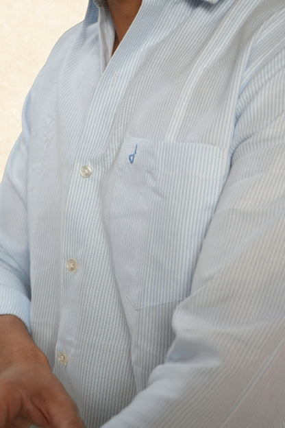 BLUE STRIPE SHIRT