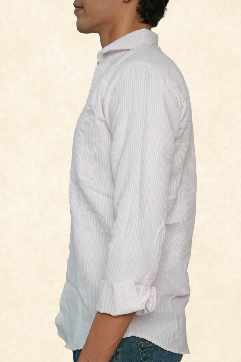 PINK STRIPE SHIRT