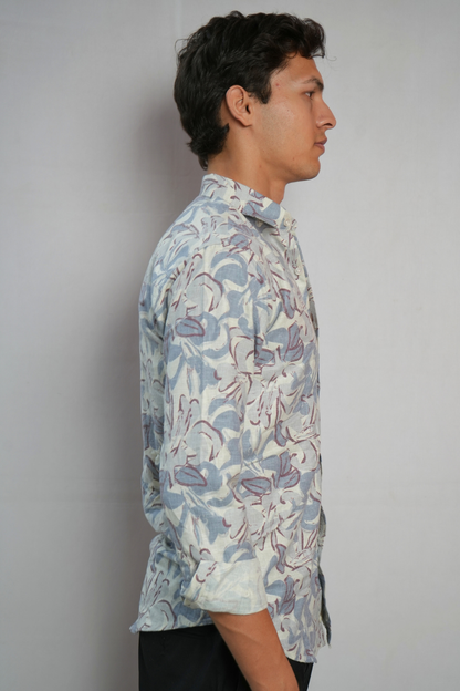 INDIGO TRACE SHIRT