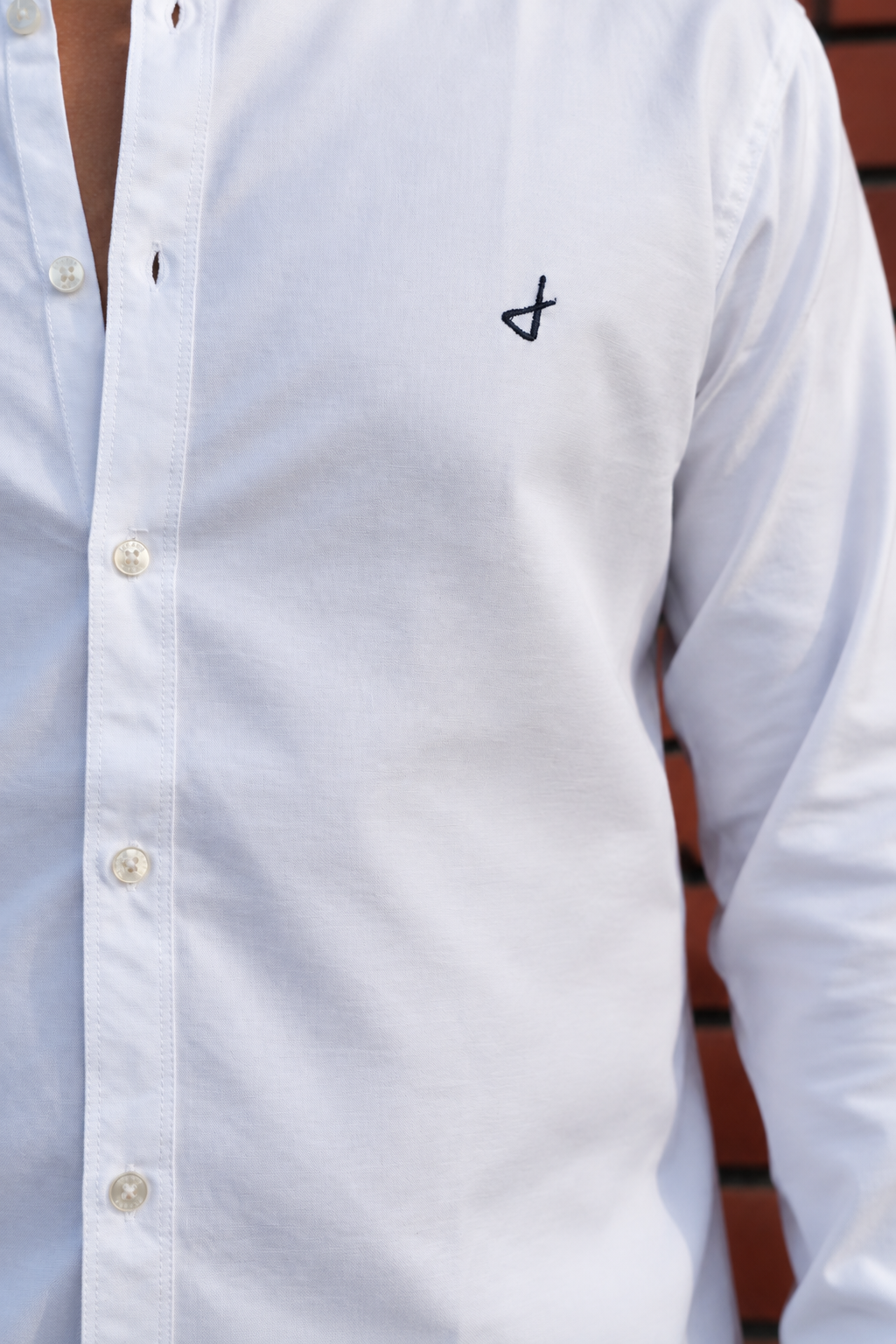White Oxford Plain Shirt