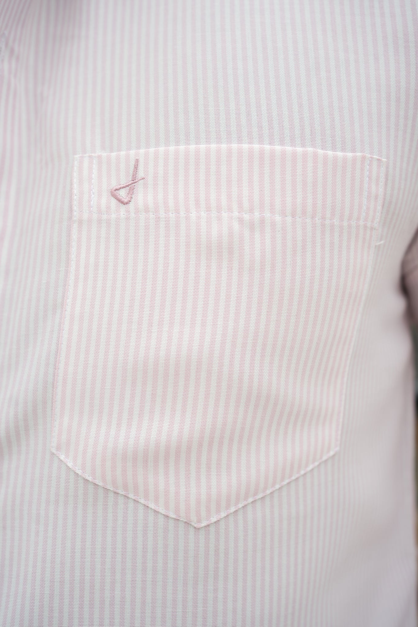 pink stripe shirt