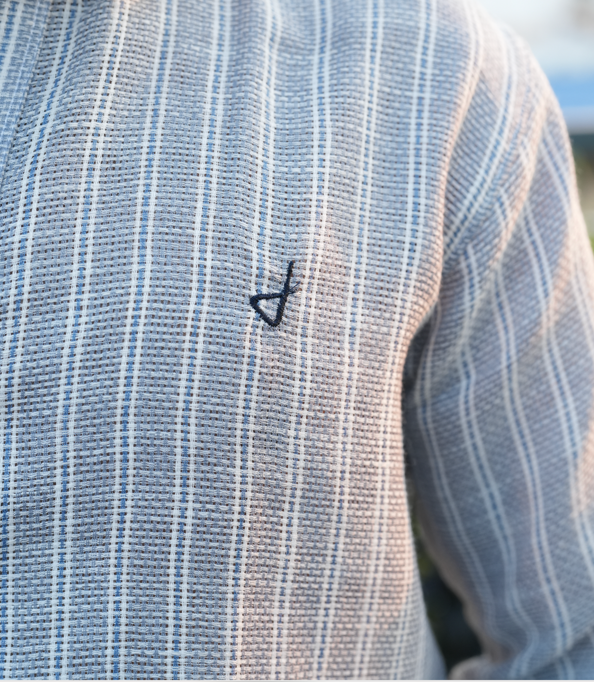 Grey Lining Jute Shirt