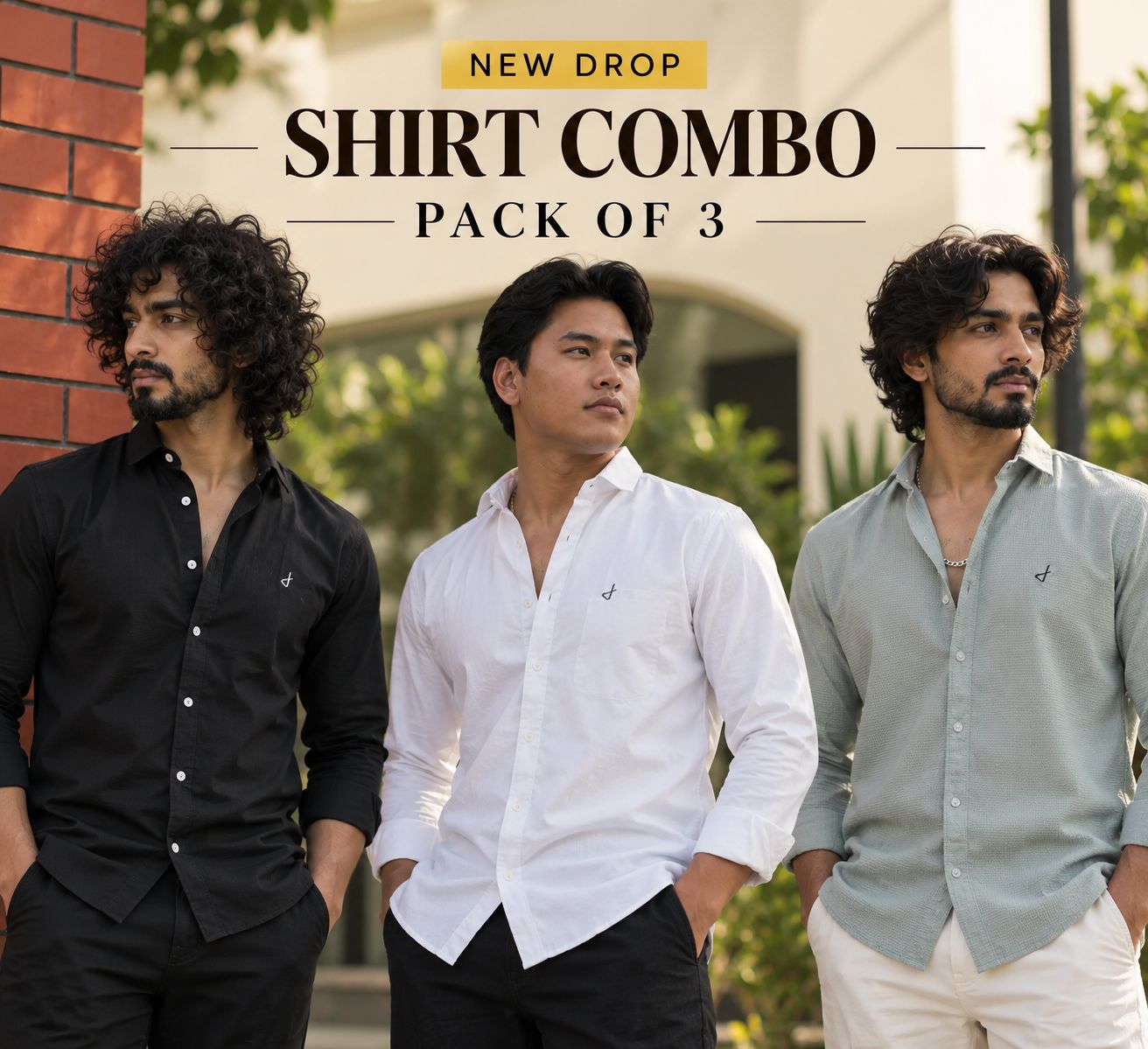 Everyday Essentials 3-Shirt Combo