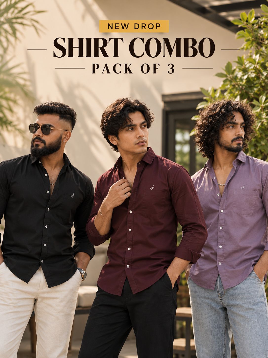 Evening Rich Tones Satin Trio